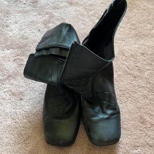 Spring heeled boots size 8
